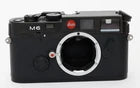 Leica M6 0.72 Black Chrome 35mm Film Rangefinder Camera Body With Box and Strap