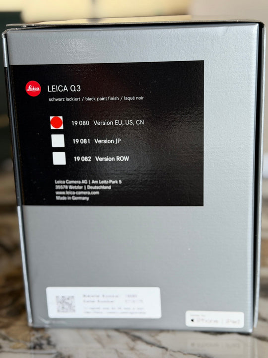 Leica Q3 28mm f/1.7 Digital Compact Camera - Black (super light use)