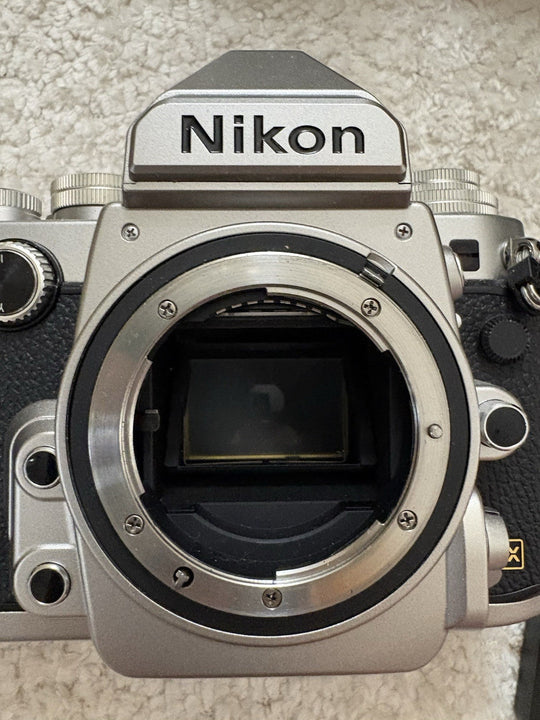 Nikon DF 16.0 MP Digital Camera - Silver, with Four Lenses