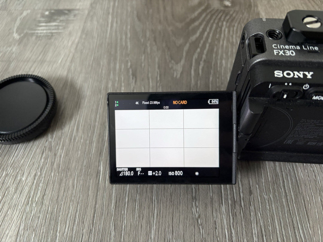 Sony FX30 Cinema Line 26.1MP Cinema Camera w/ Extras