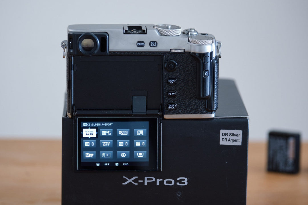 Fujifilm X-Pro3 Camera Dura Silver - Box, Accessories, and Batteries