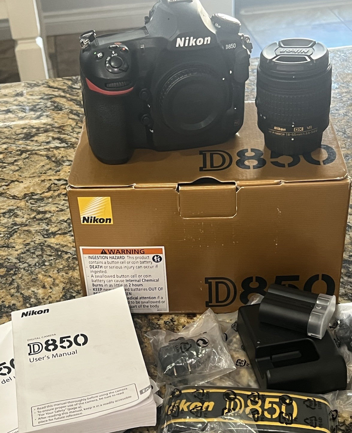 Nikon D850 Camera With Lense 28925 Shutter Count Used
