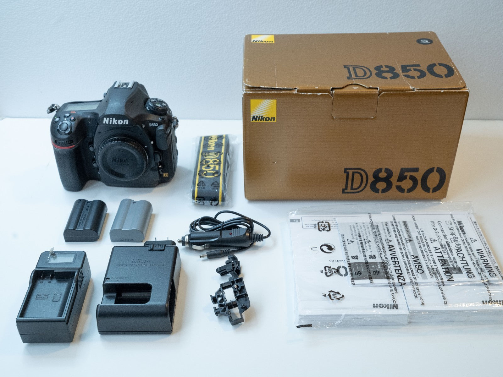Nikon D850 45.7 MP Digital SLR Camera with 3.2 in Touchscreen - Black